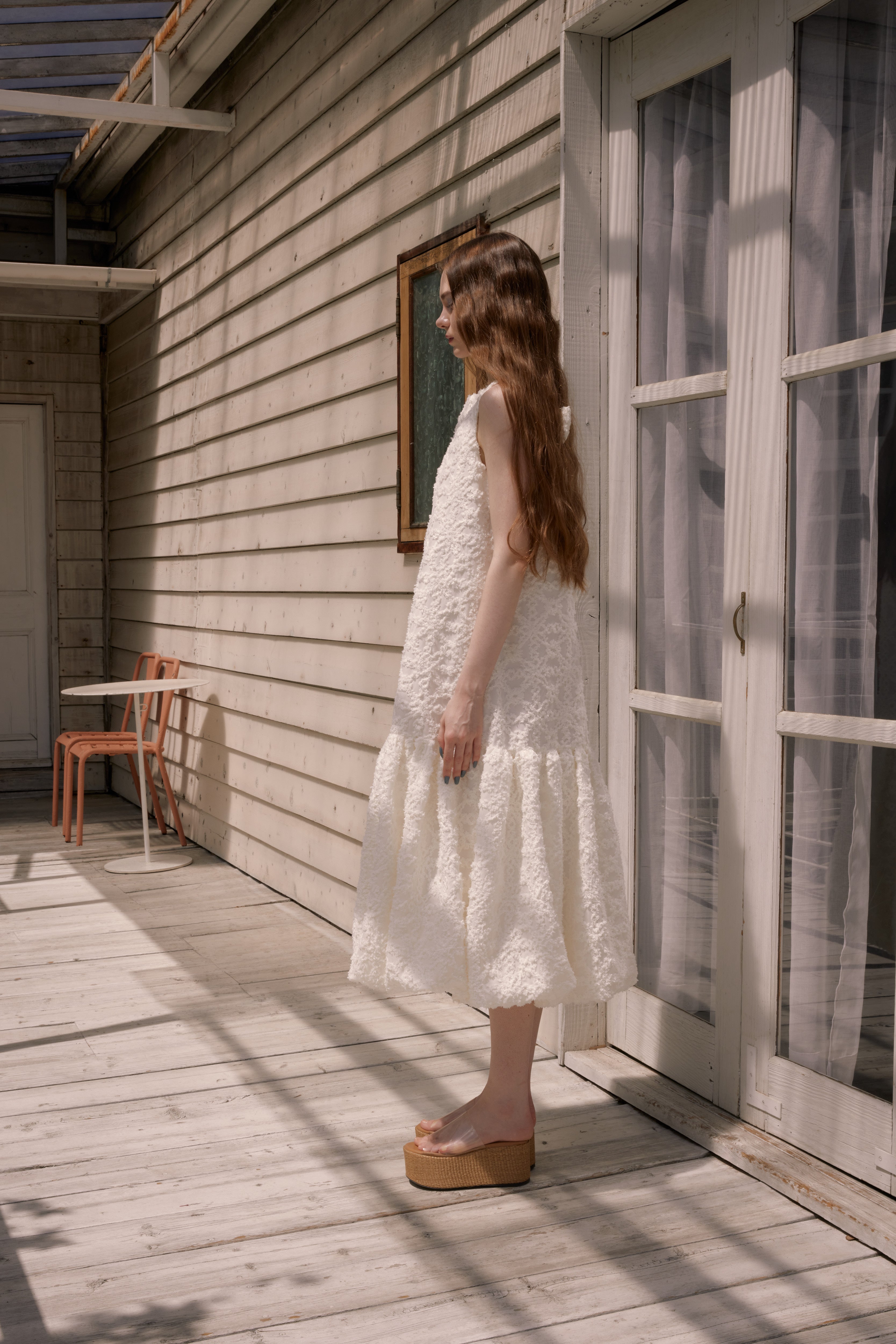 TEXTURED RIBBON ONEPIECE