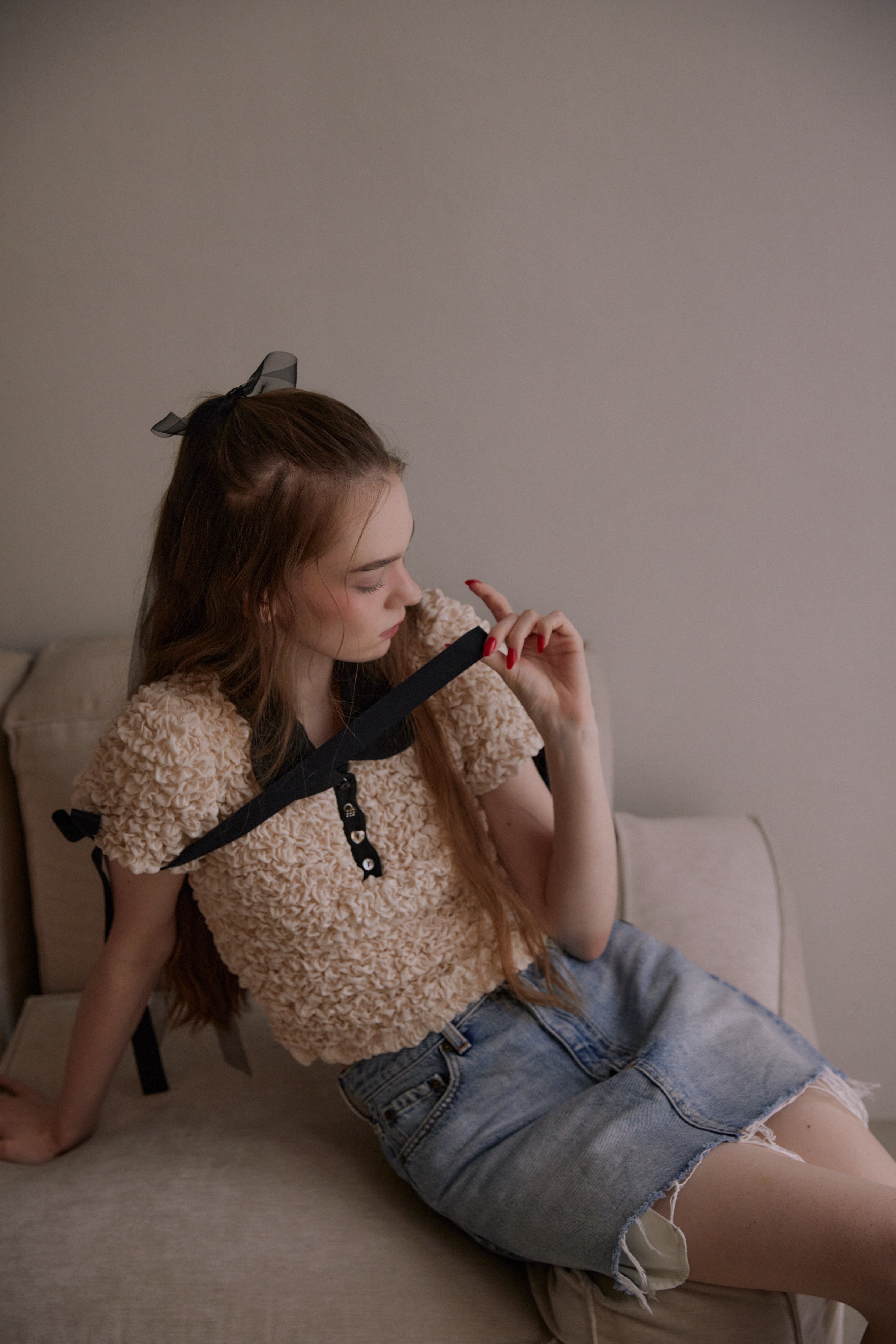 HEART COLLAR POLO