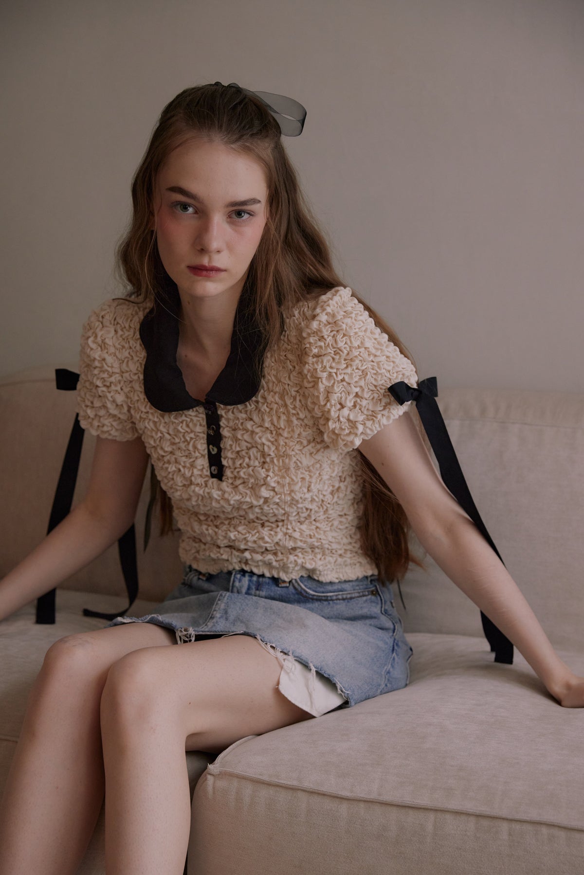 HEART COLLAR POLO