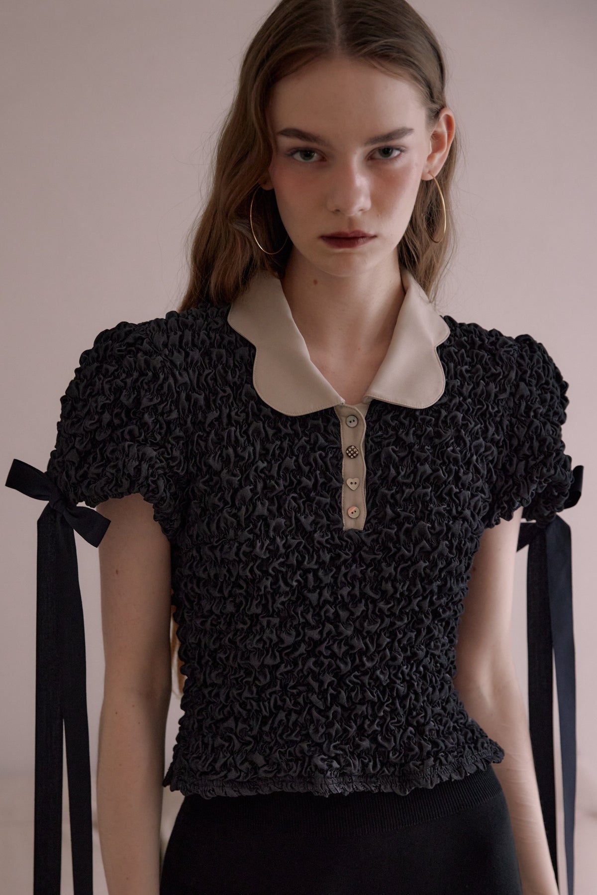 HEART COLLAR POLO