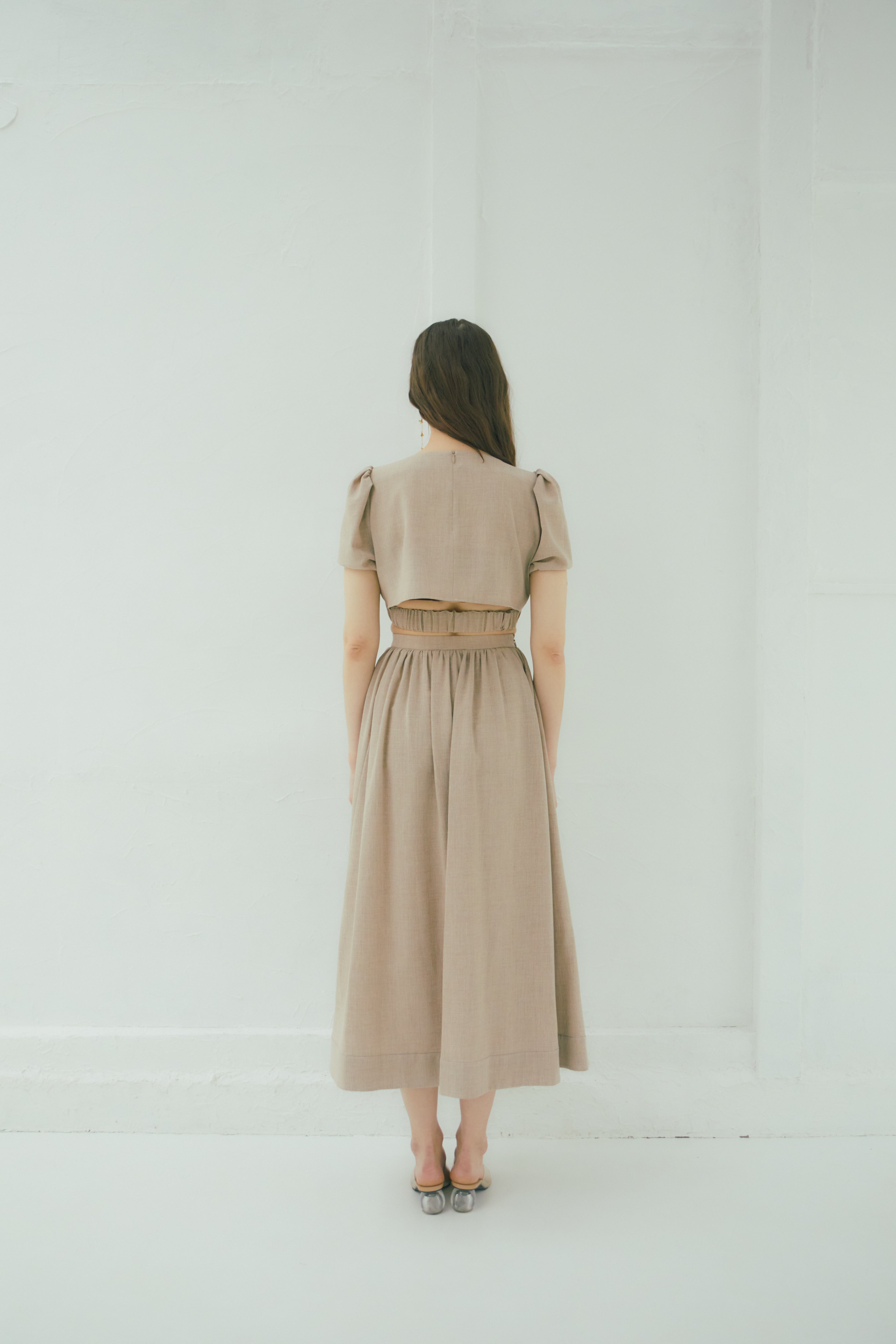 【Made in Japan】Wrinkleless Flare Skirt