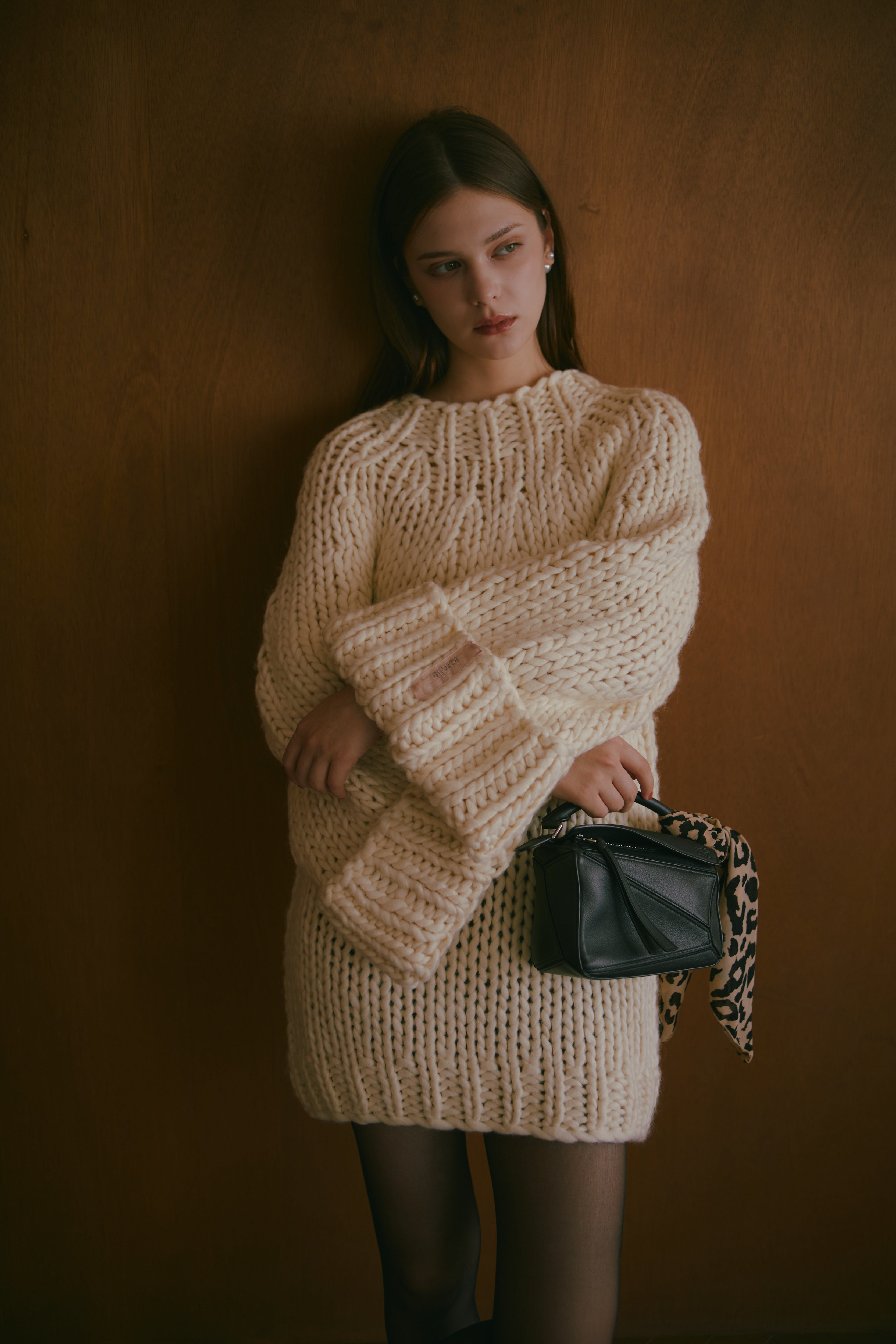 FLAIR ARTISAN KNIT ONE-PIECE