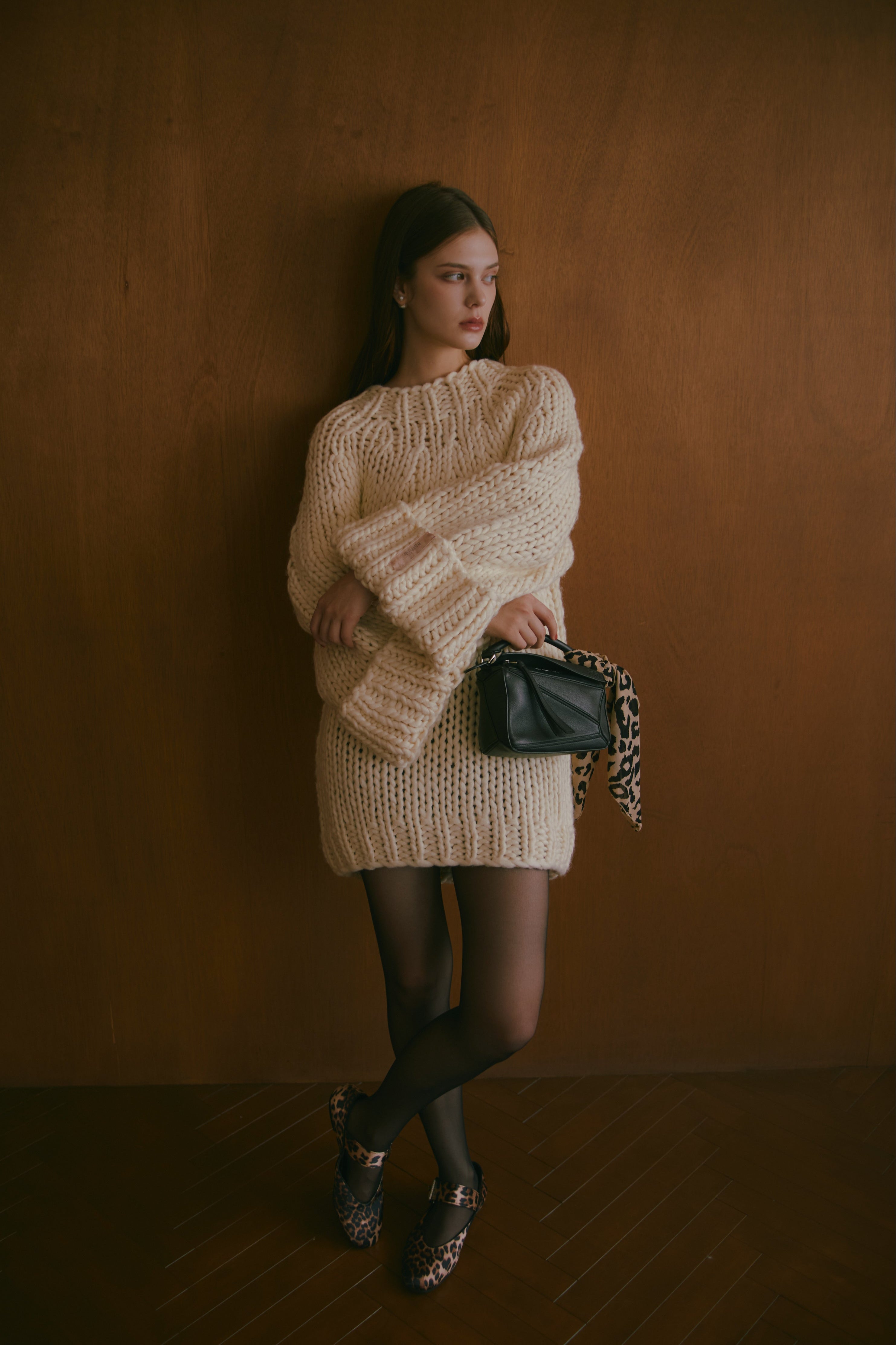 FLAIR ARTISAN KNIT ONE-PIECE
