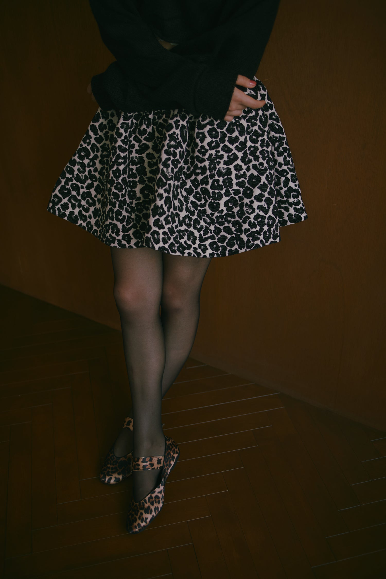 LEOPARD ALLURE SKIRT