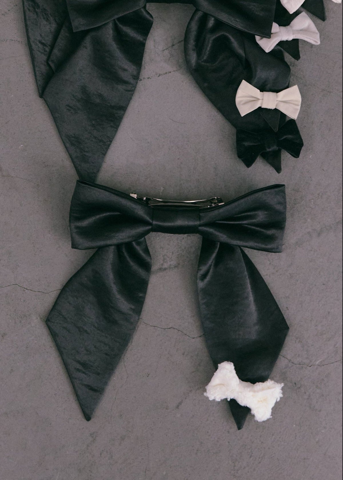 UPCYCLE RIBBON BARRETTE | BK