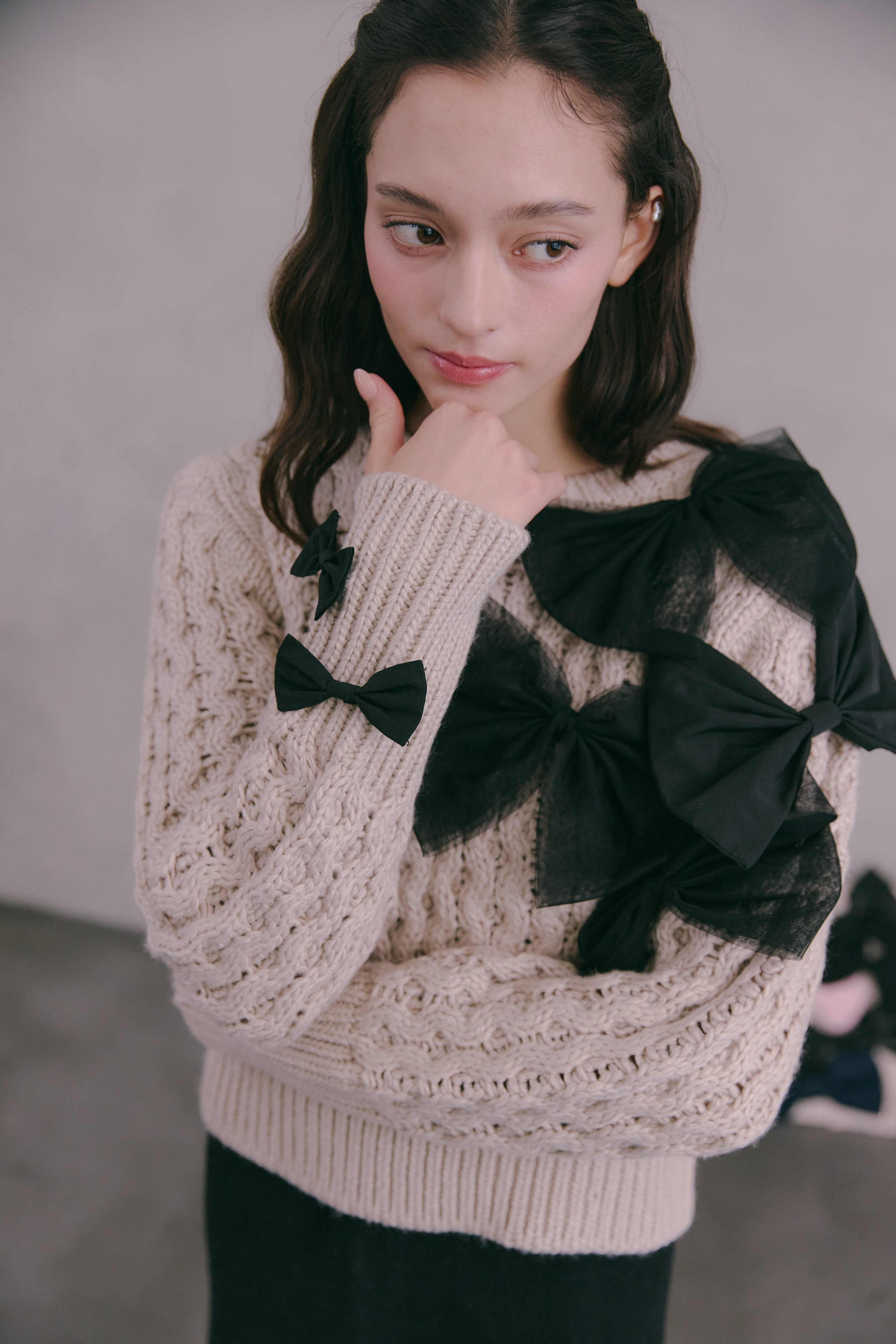 LOVELY RIBBON KNIT