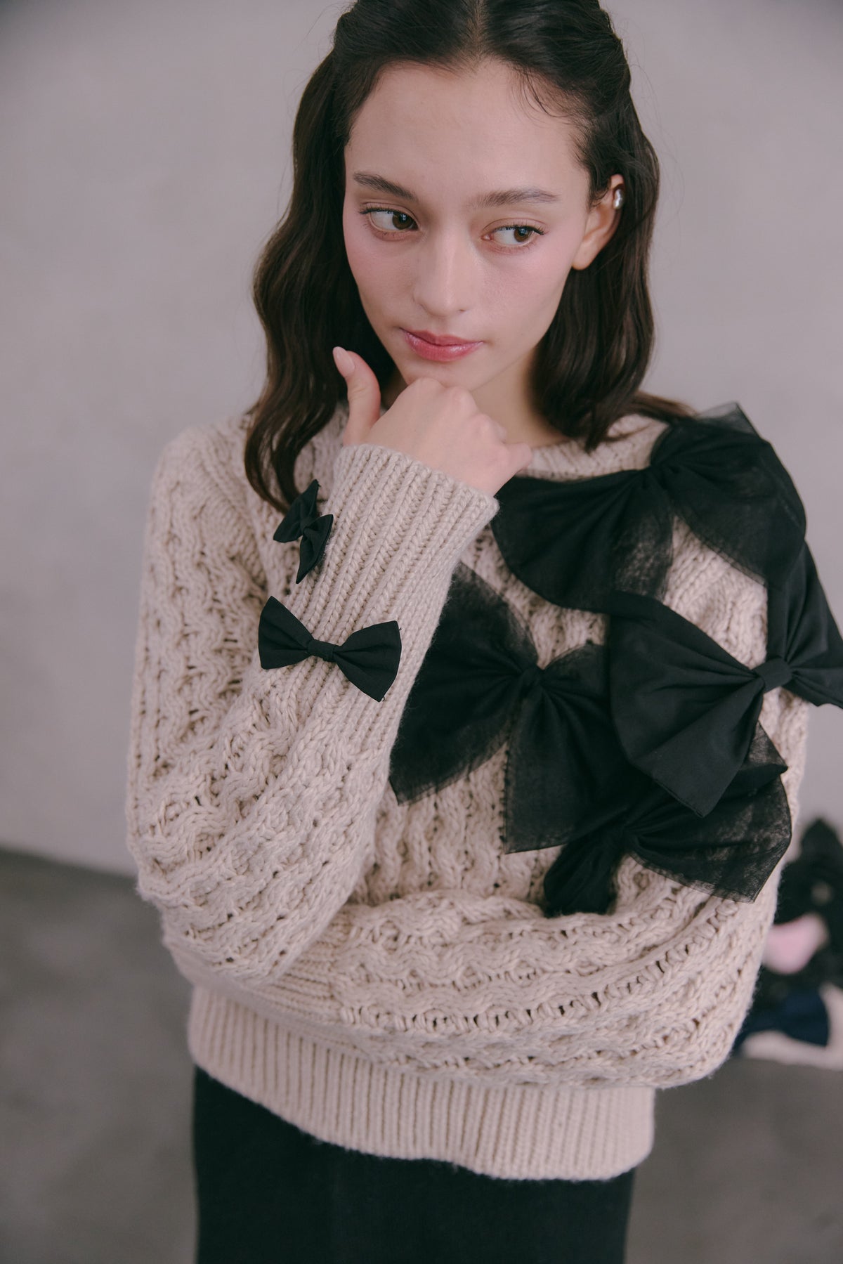 LOVELY RIBBON KNIT