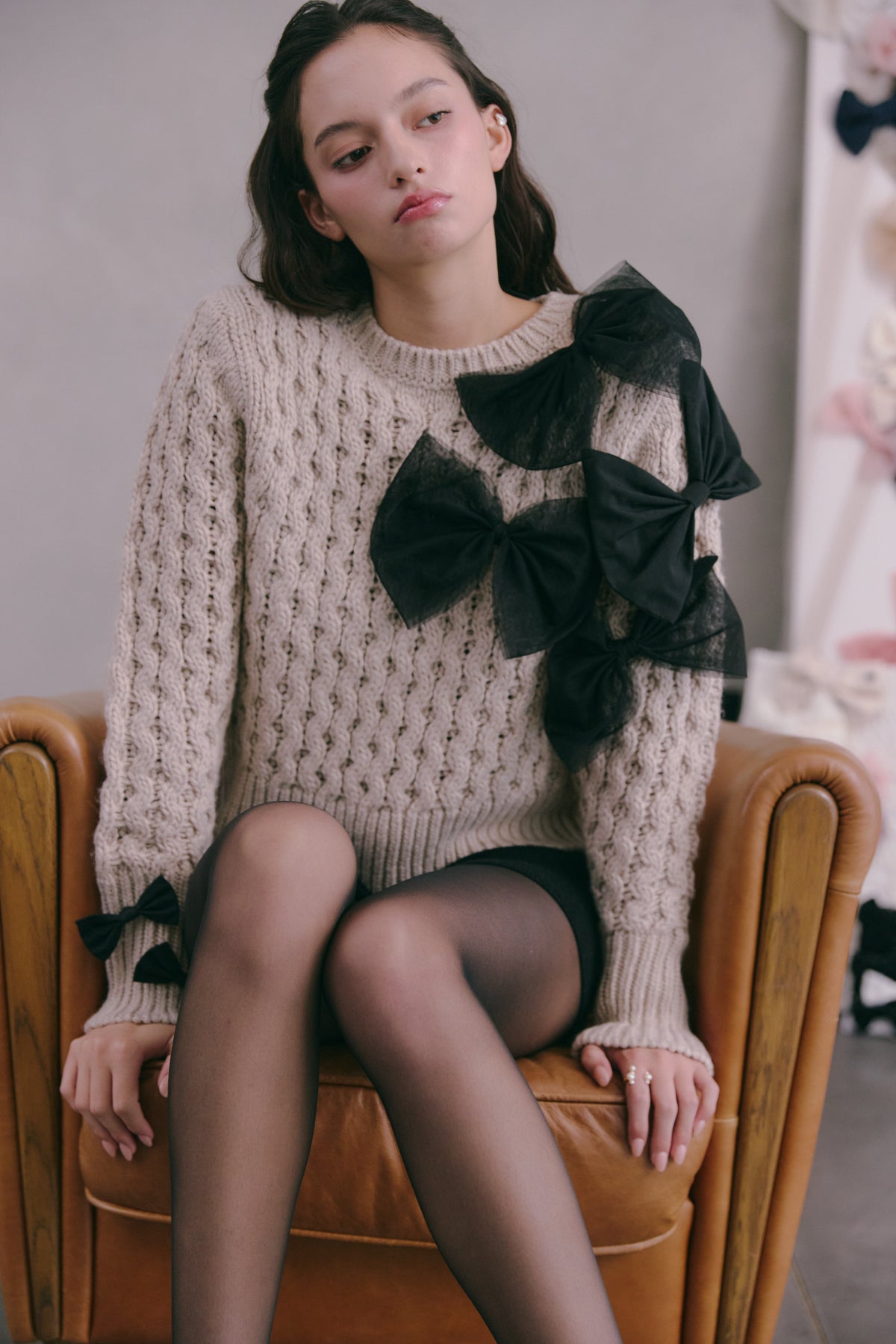 LOVELY RIBBON KNIT