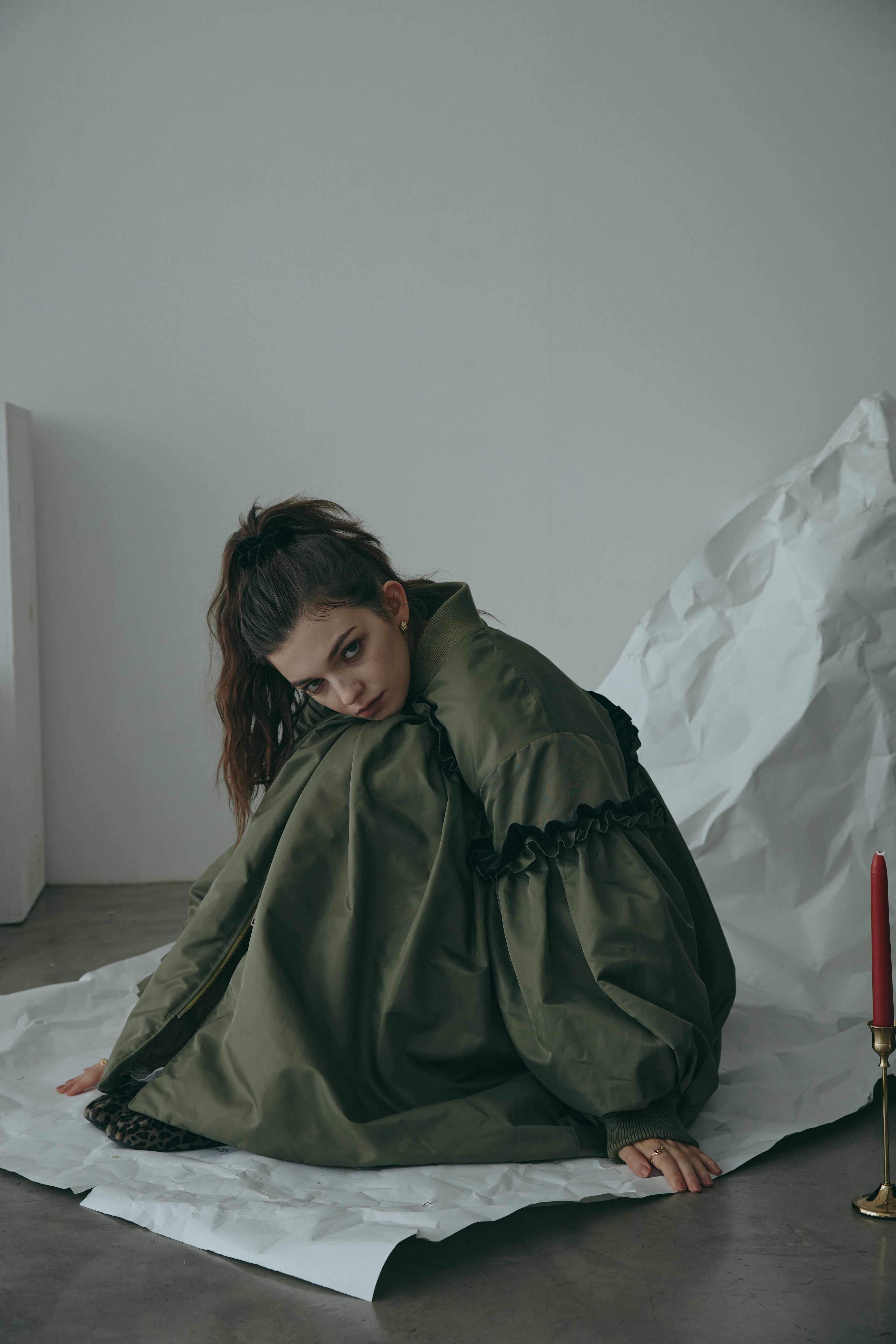 CHÉRIE A-LINE FRILL COAT