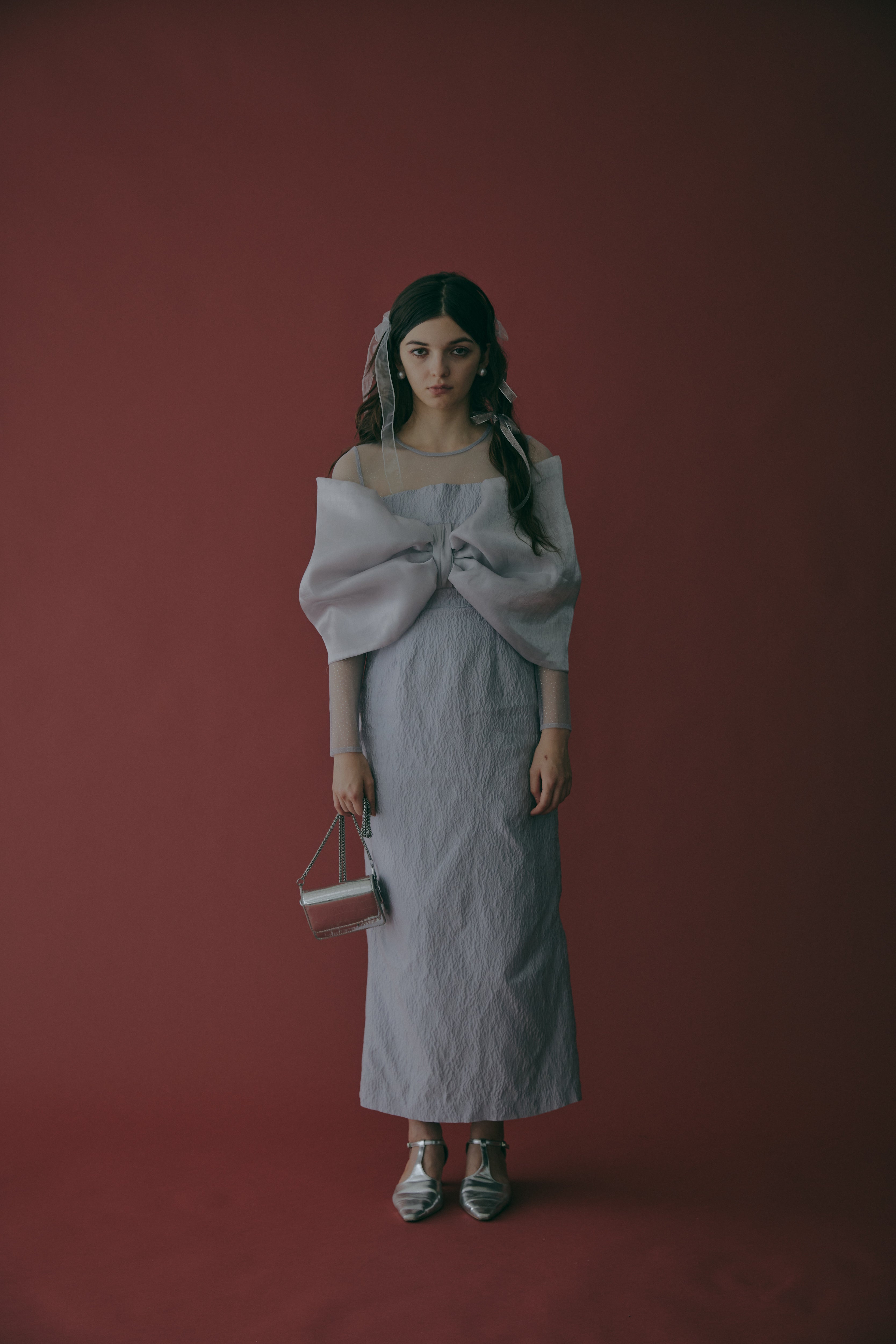 エクミールecmile ribbon tight dress オケージョンドレス ribbon tight dress