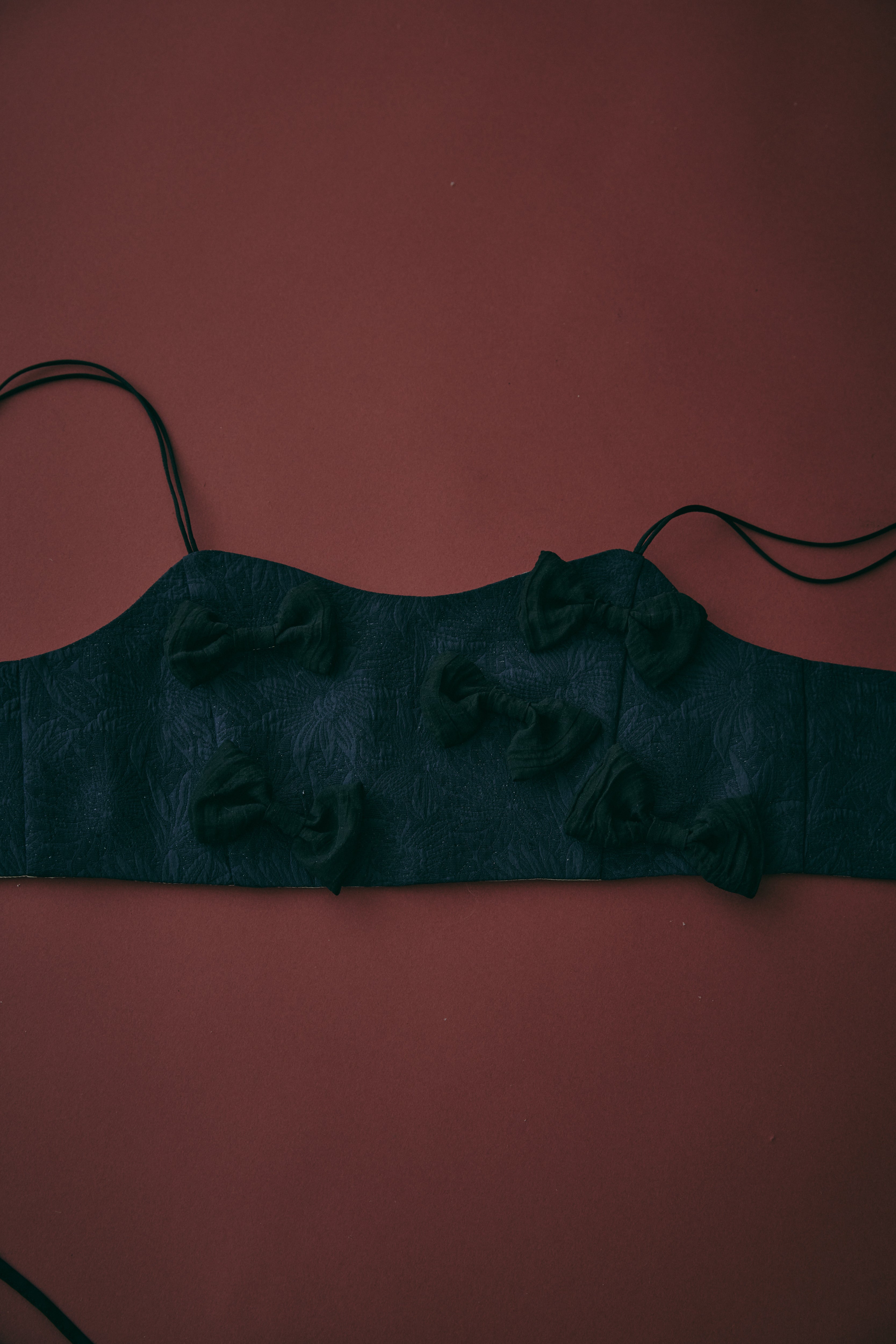 ecmile RIBBON RIBBON TOP ブラック RIBBON RIBBON TOP