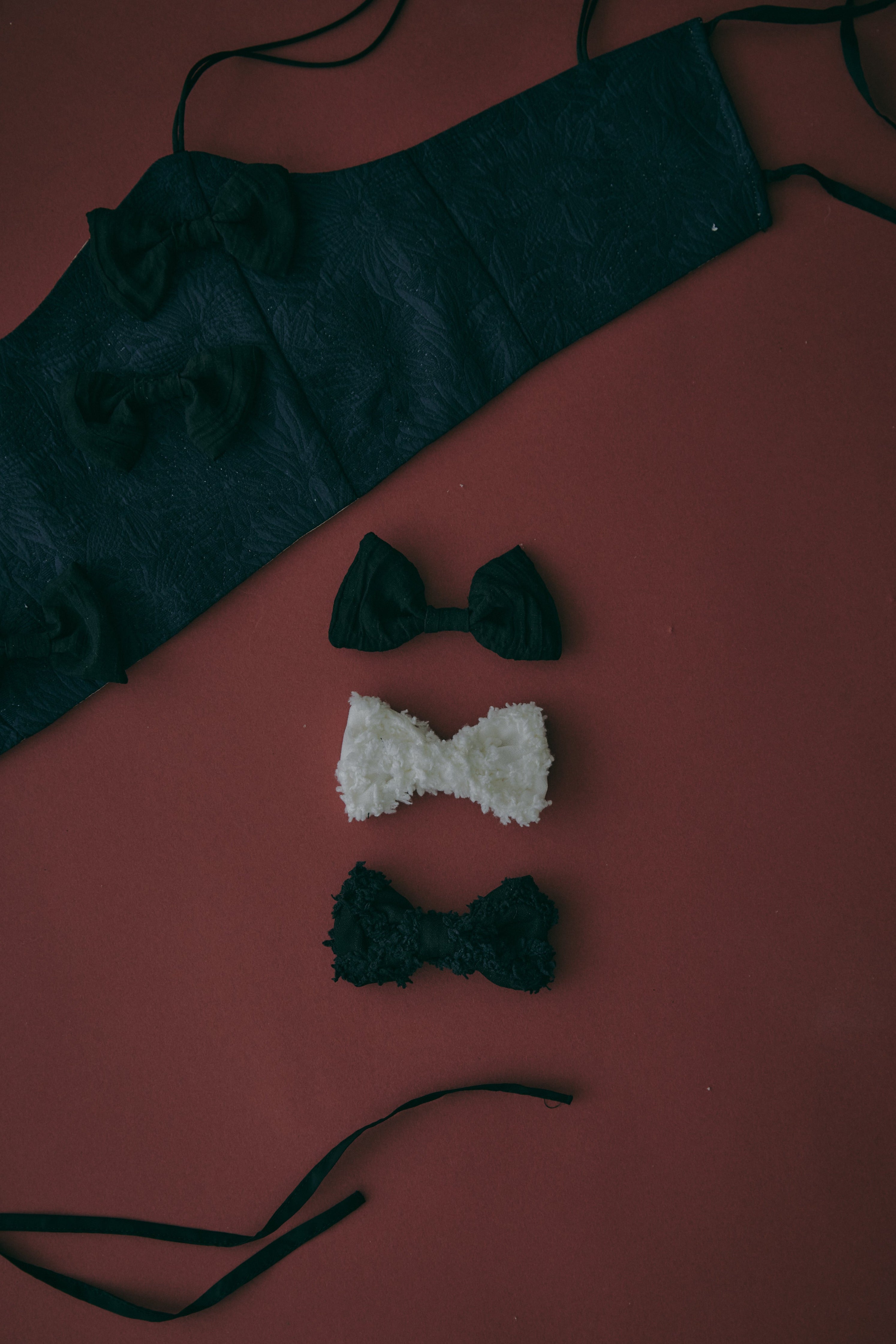 【Upcycle】RECHERCHÉ RIBBON BUSTIER