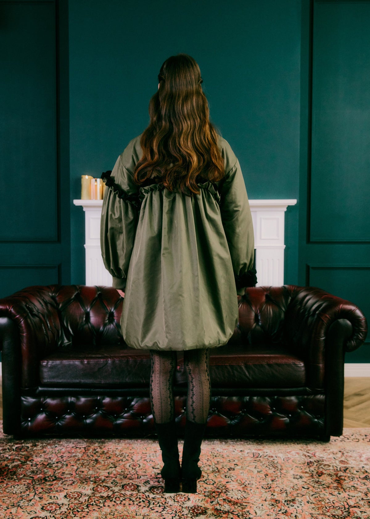 A LINE MIDDLE COAT