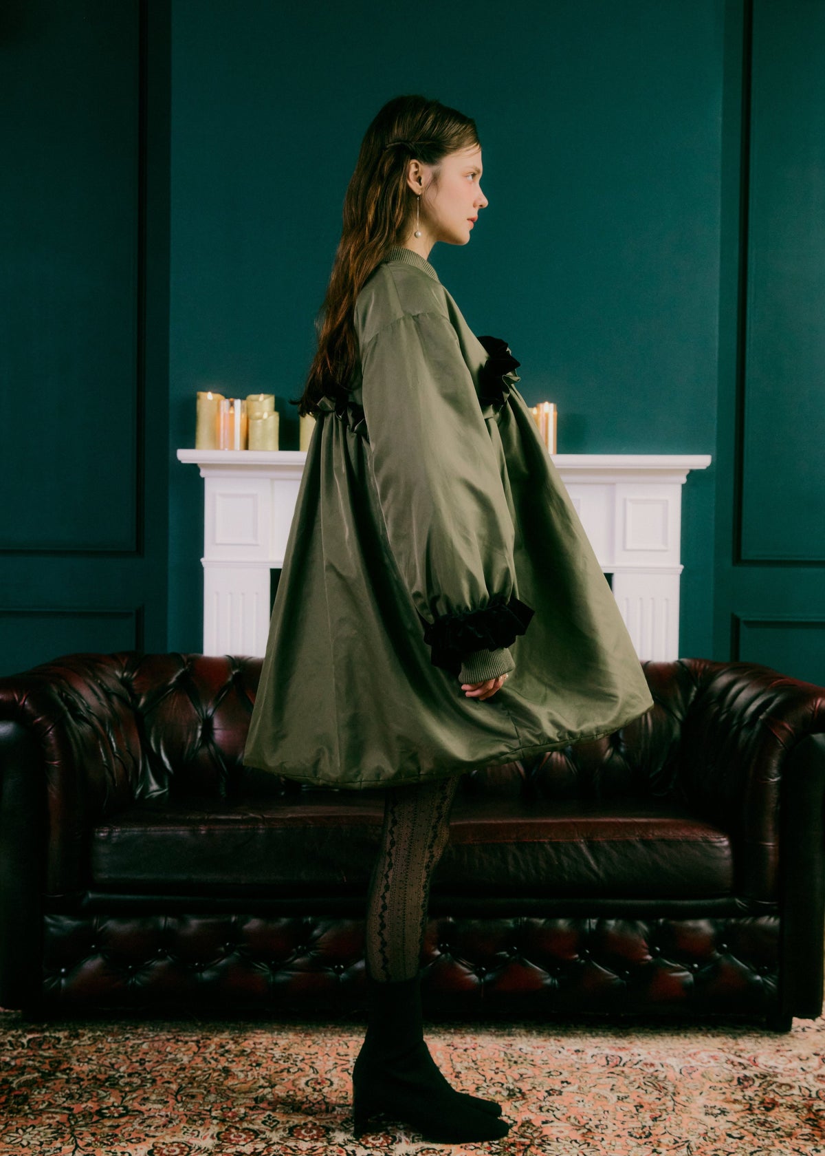 A LINE MIDDLE COAT