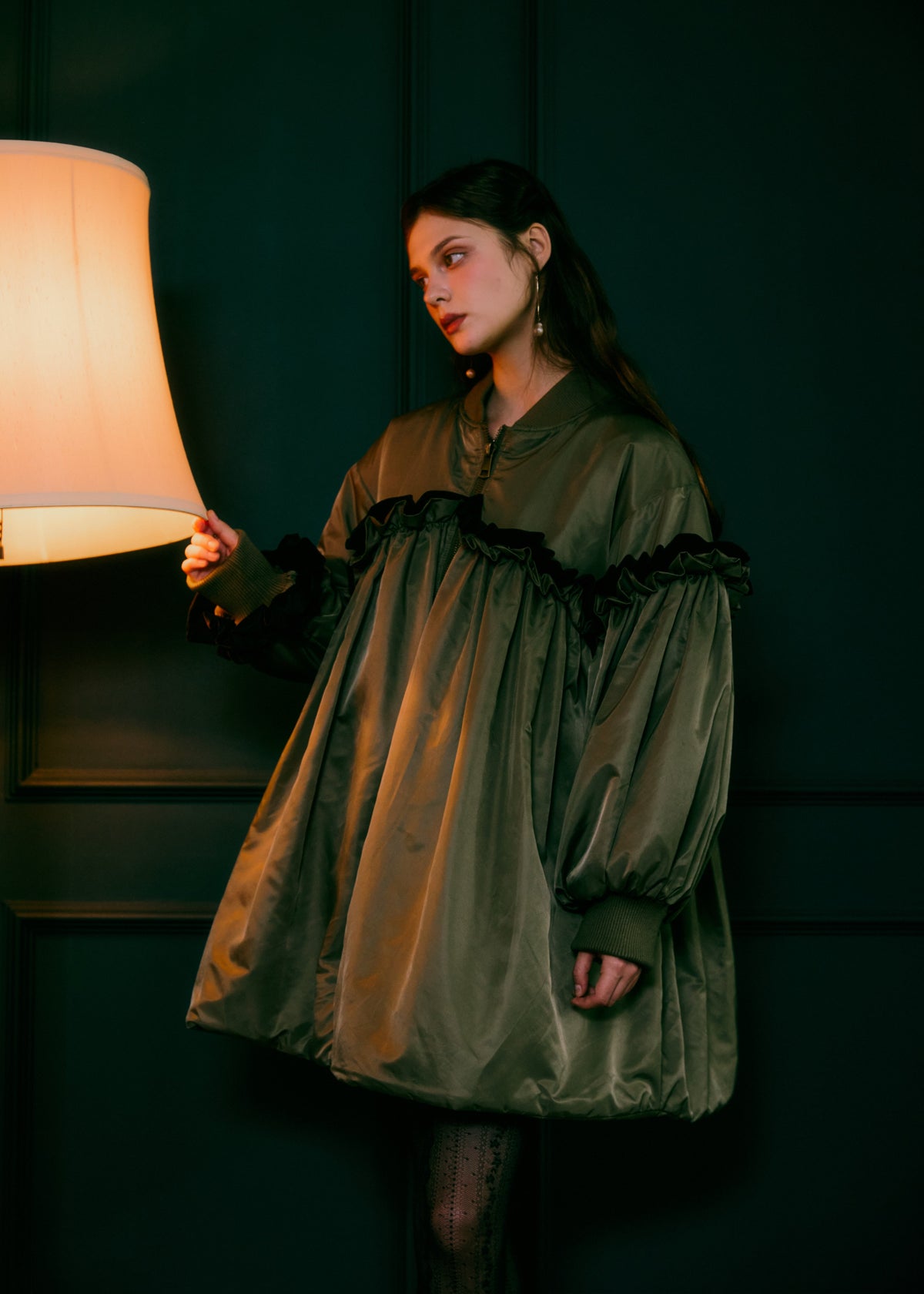 A LINE MIDDLE COAT