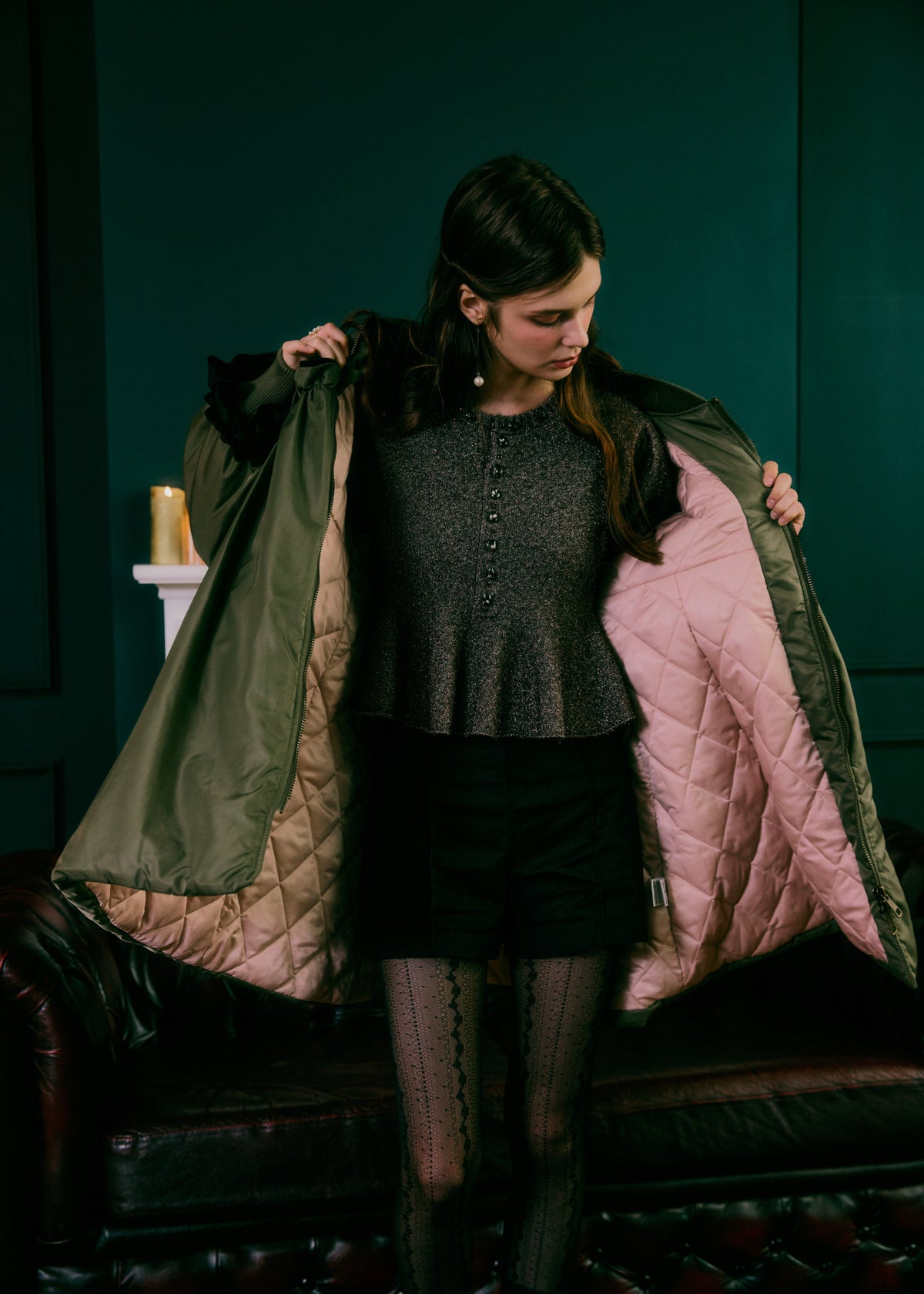 A LINE MIDDLE COAT