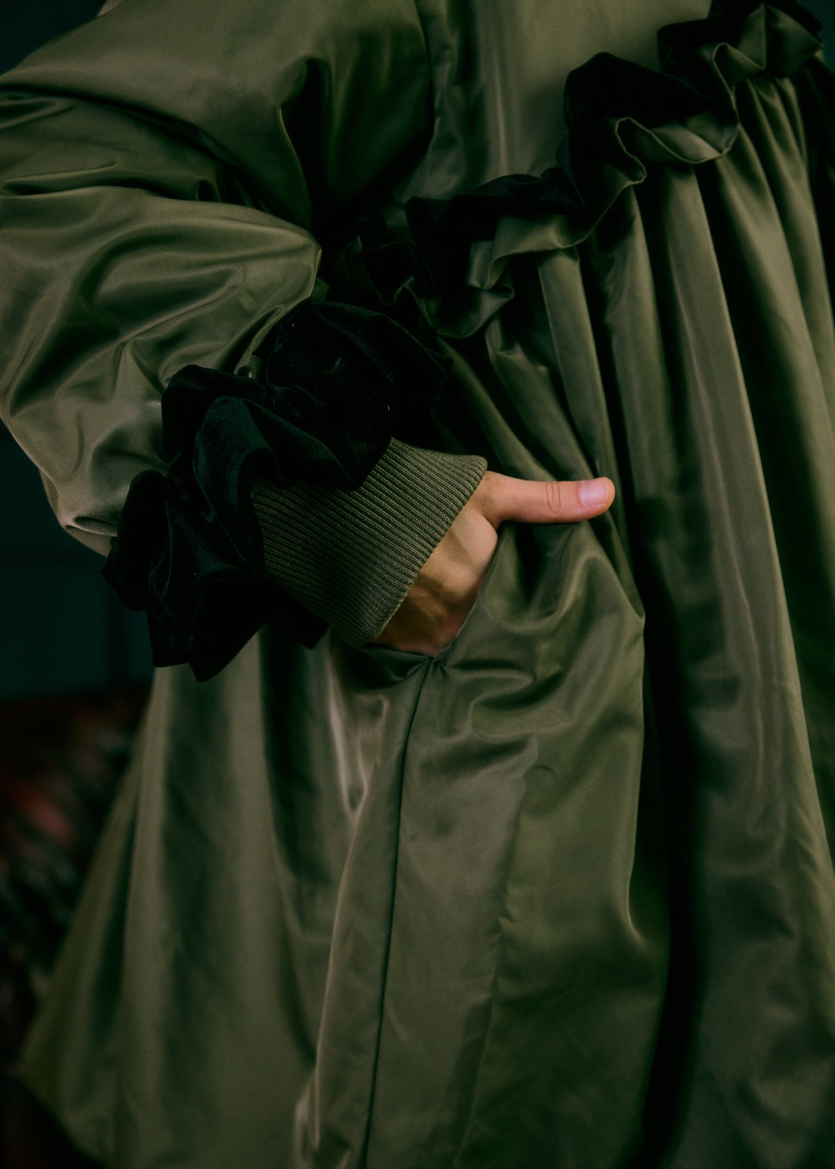 A LINE MIDDLE COAT