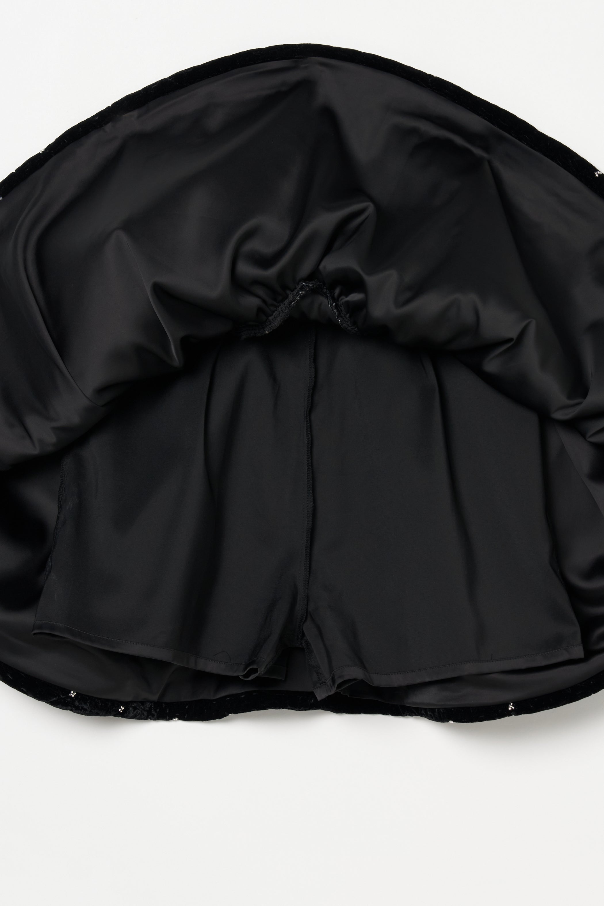 VELVET BEADS SKIRT