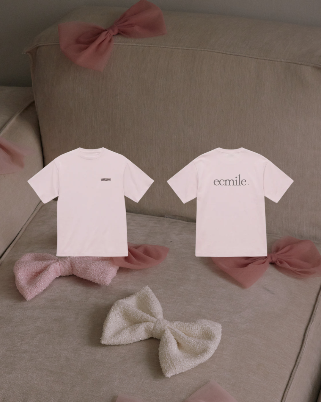 ecmile. ORIGINAL RIBBON T-SHIRT