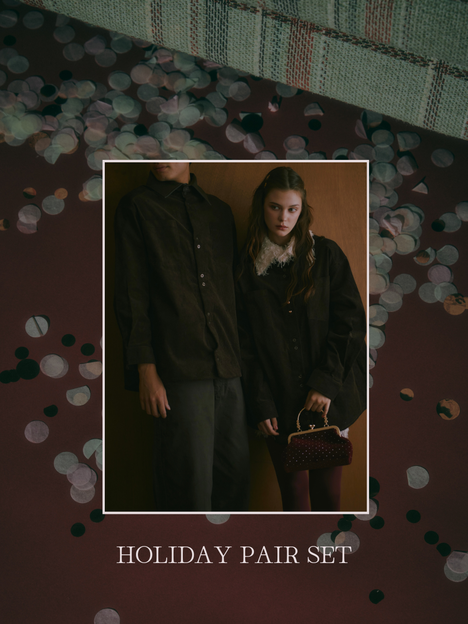 【HOLIDAY PAIR SET】NOUVELLE CORDUROY SHIRT