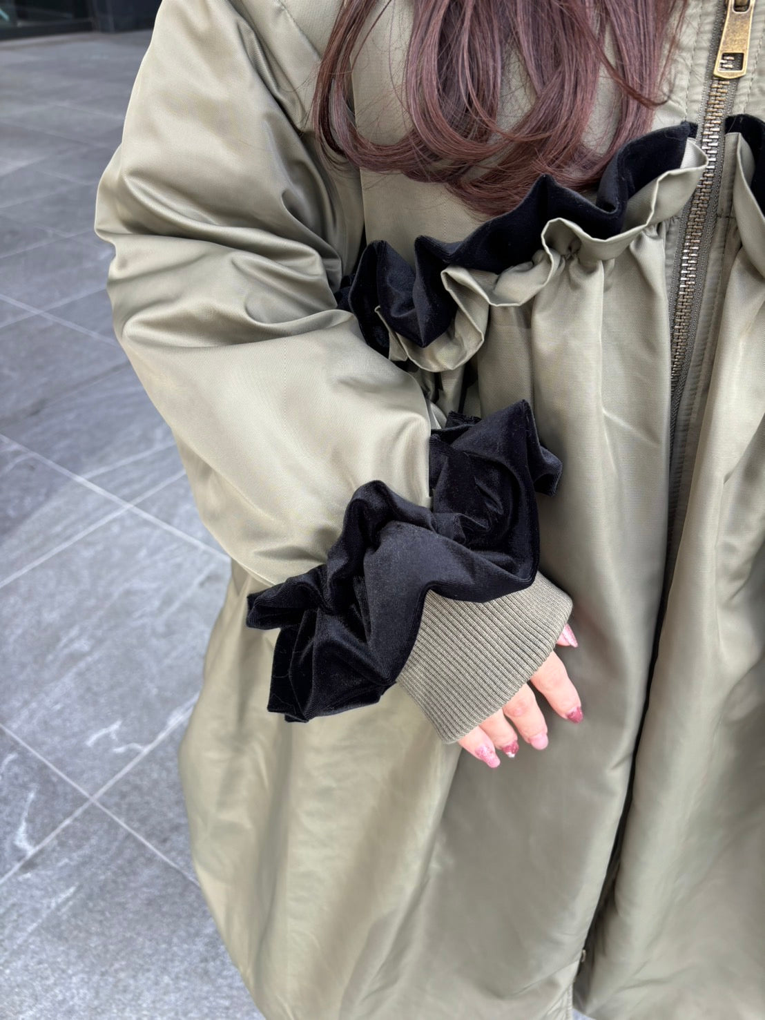 CHÉRIE A-LINE FRILL COAT