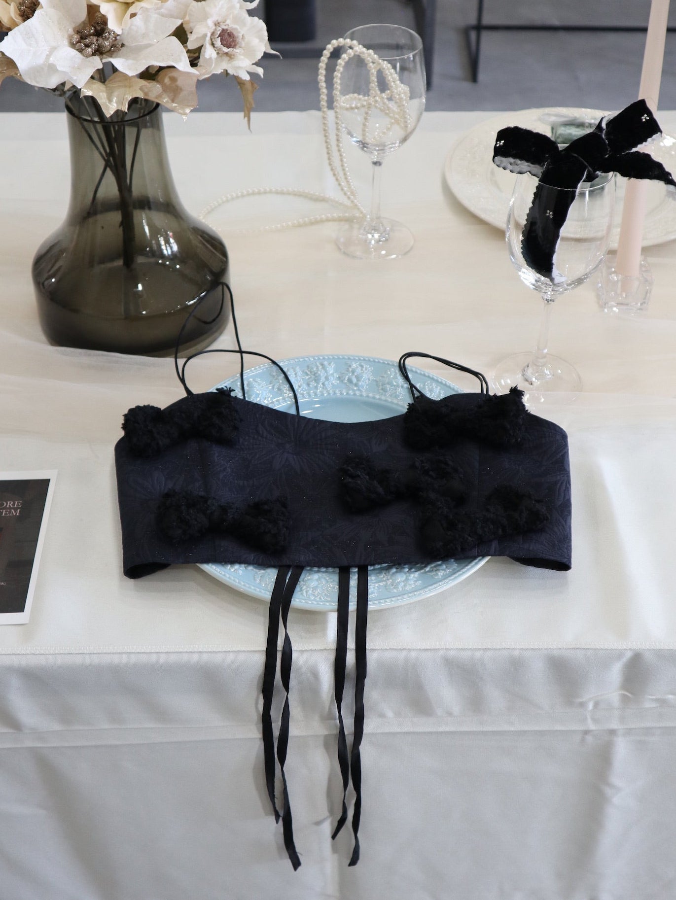 【Upcycle】RECHERCHÉ RIBBON BUSTIER