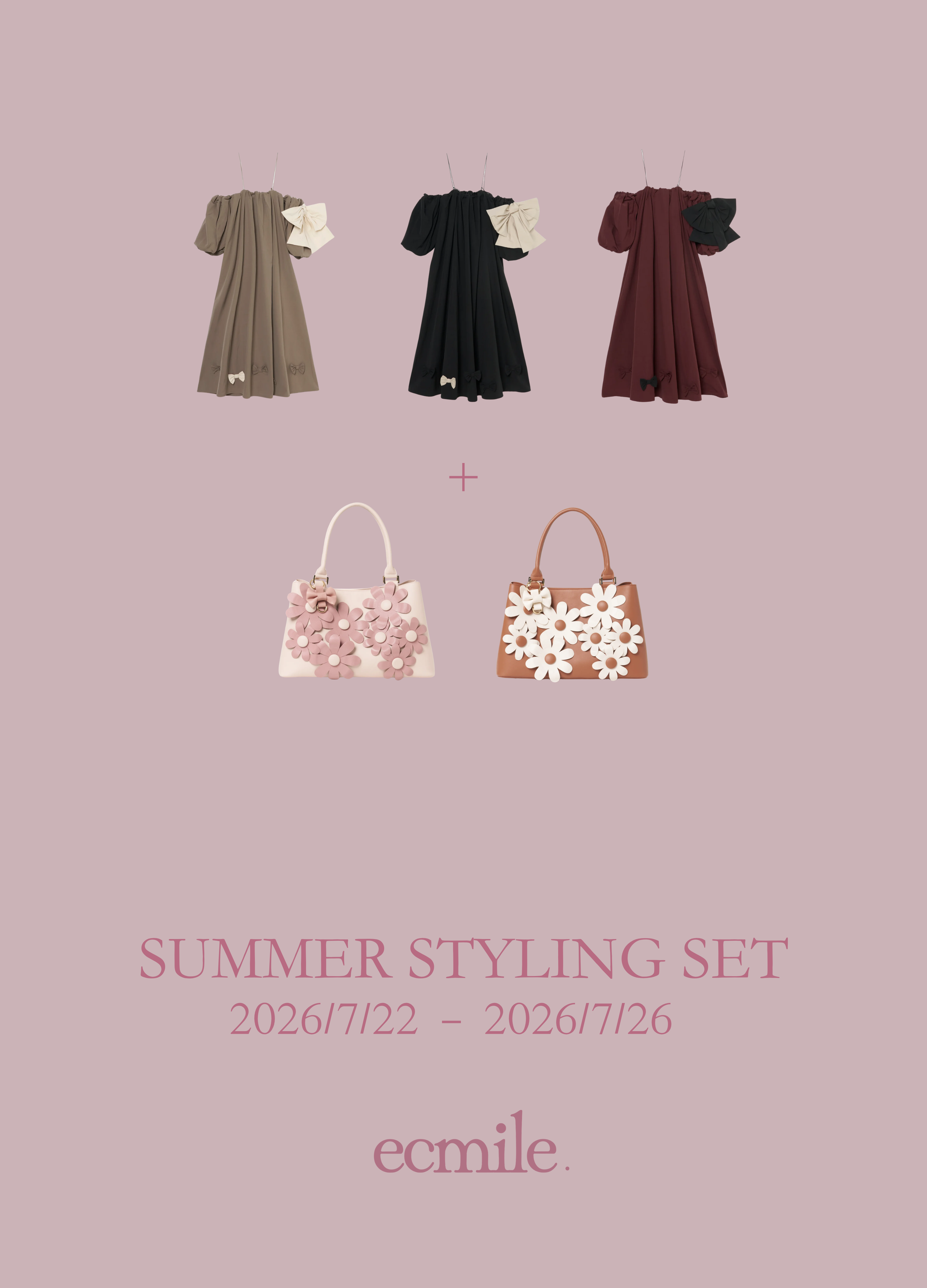 【7/22-7/26 限定 SUMMER STYLING SET】ONE-PIECE SET B