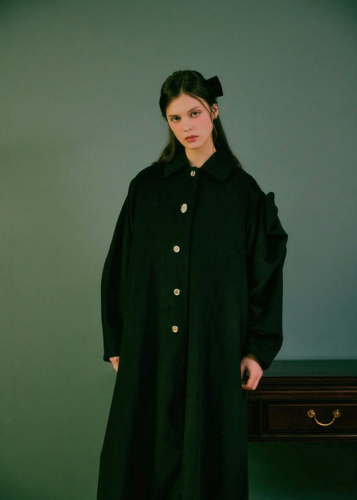 e. BIJOU RIBBON COAT