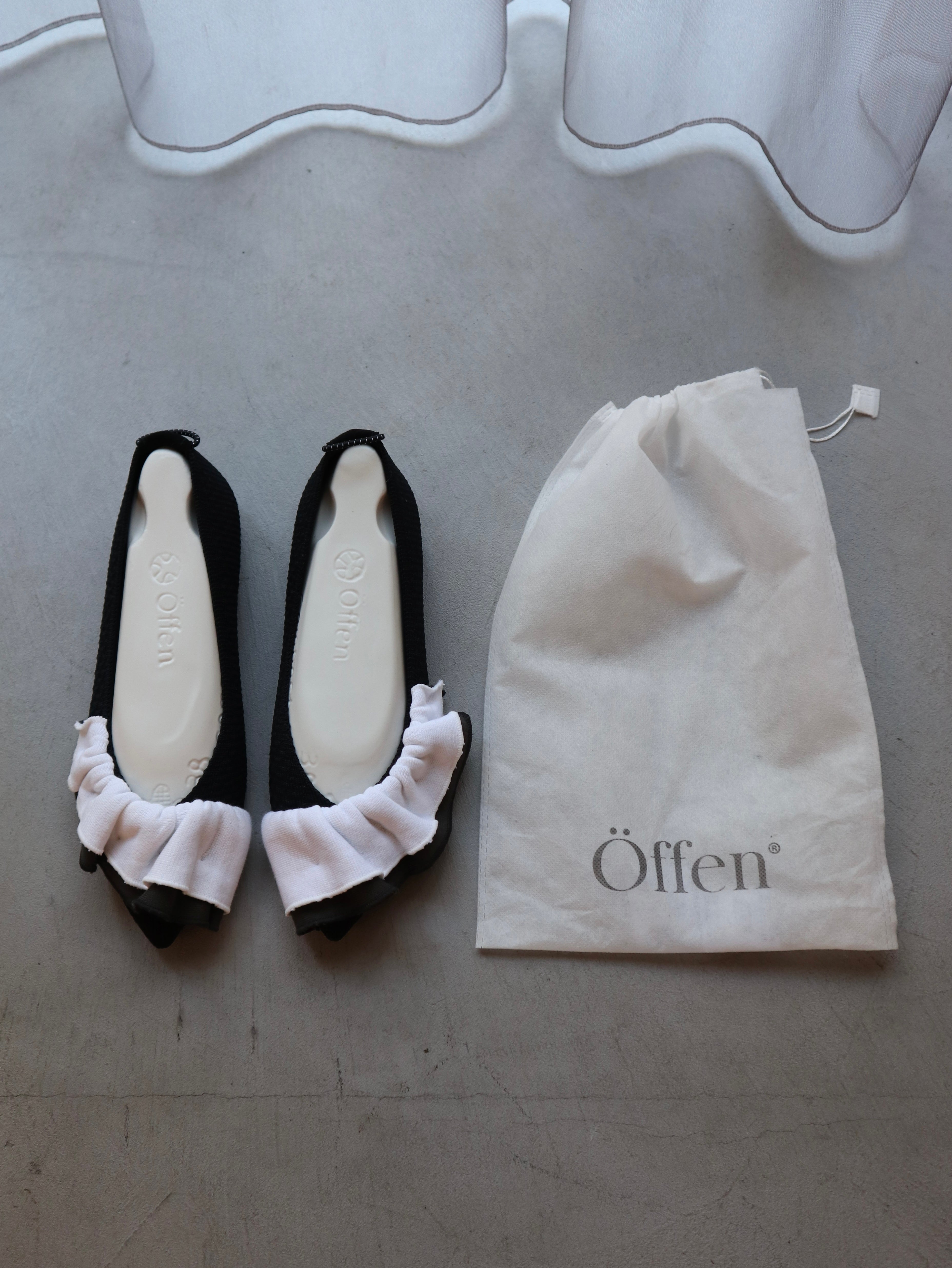 【ecmile. × Öffen】upcycle frill-pointed