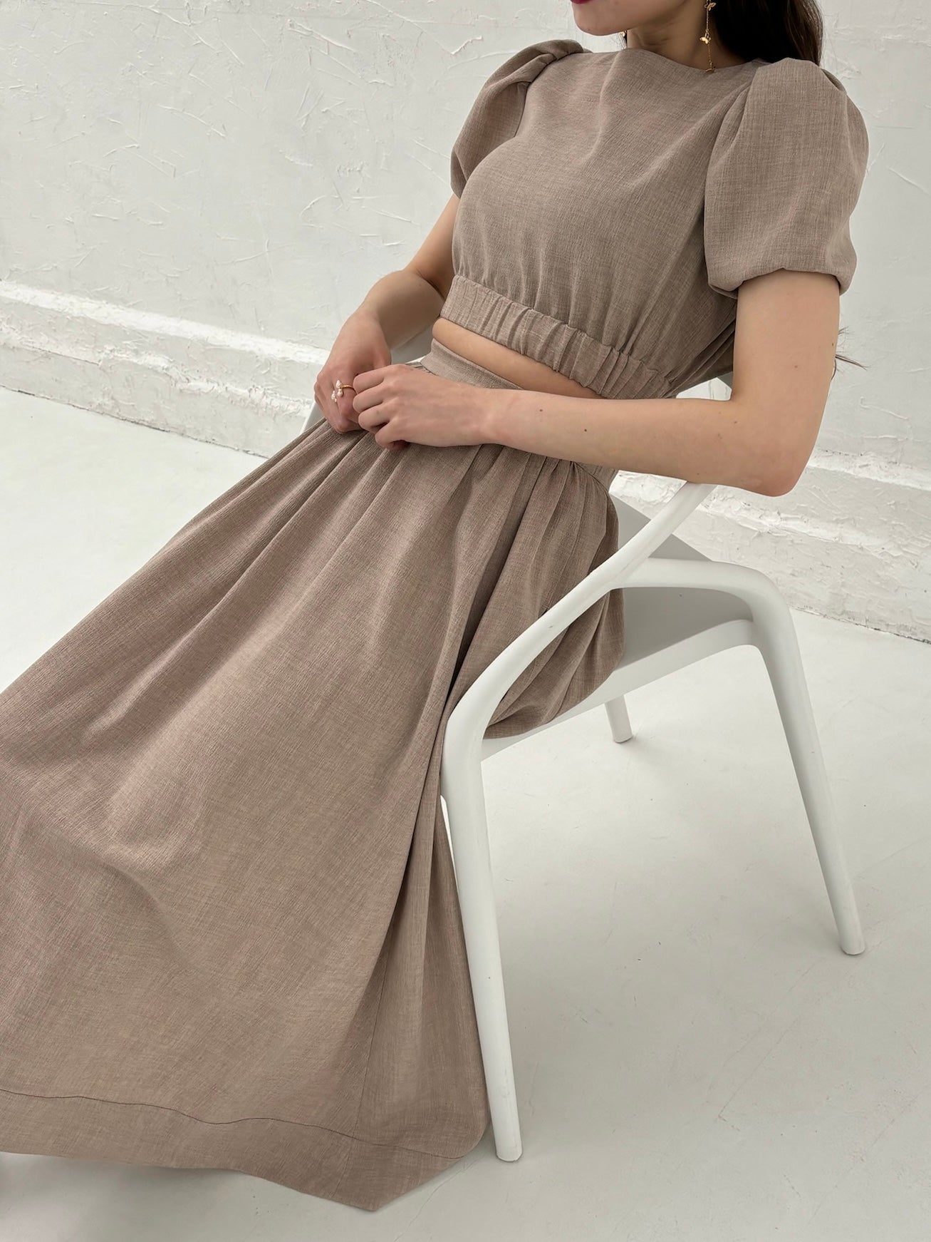 【Made in Japan】Wrinkleless Flare Skirt