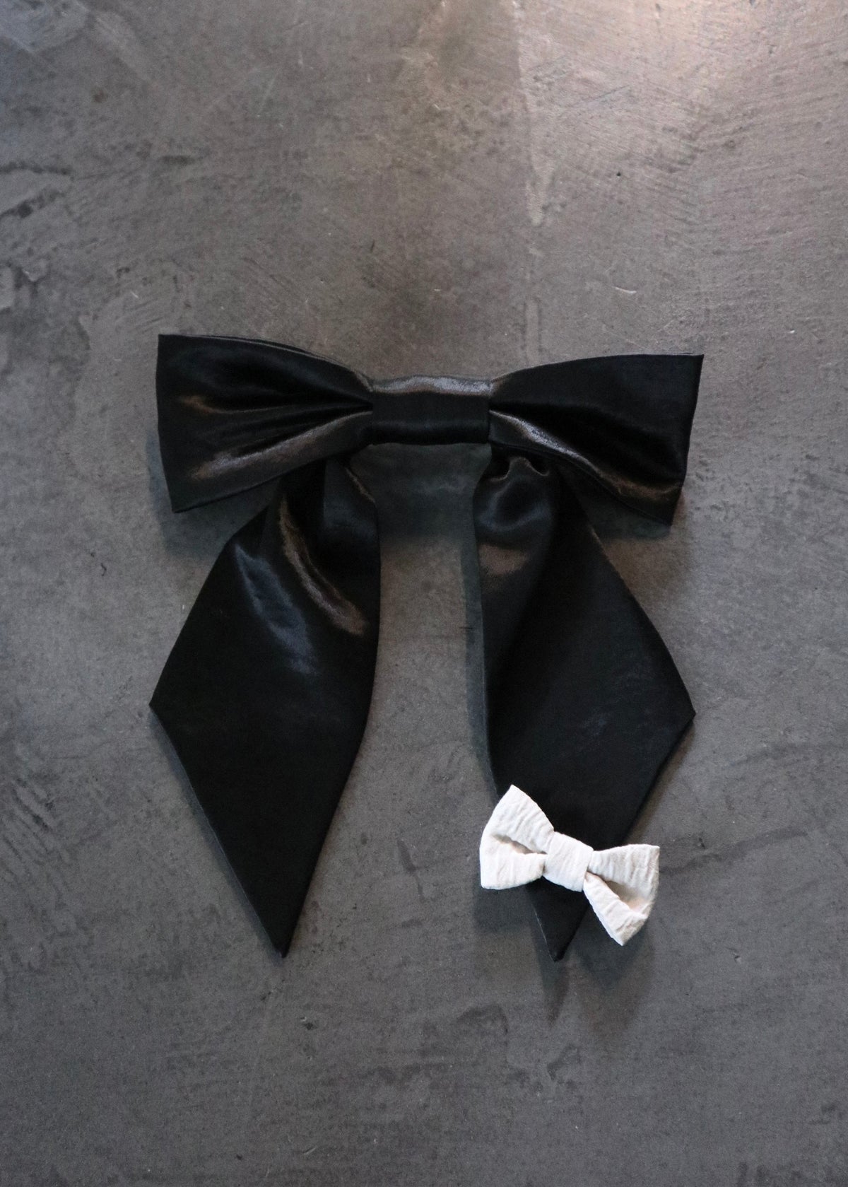 UPCYCLE RIBBON BARRETTE | BK