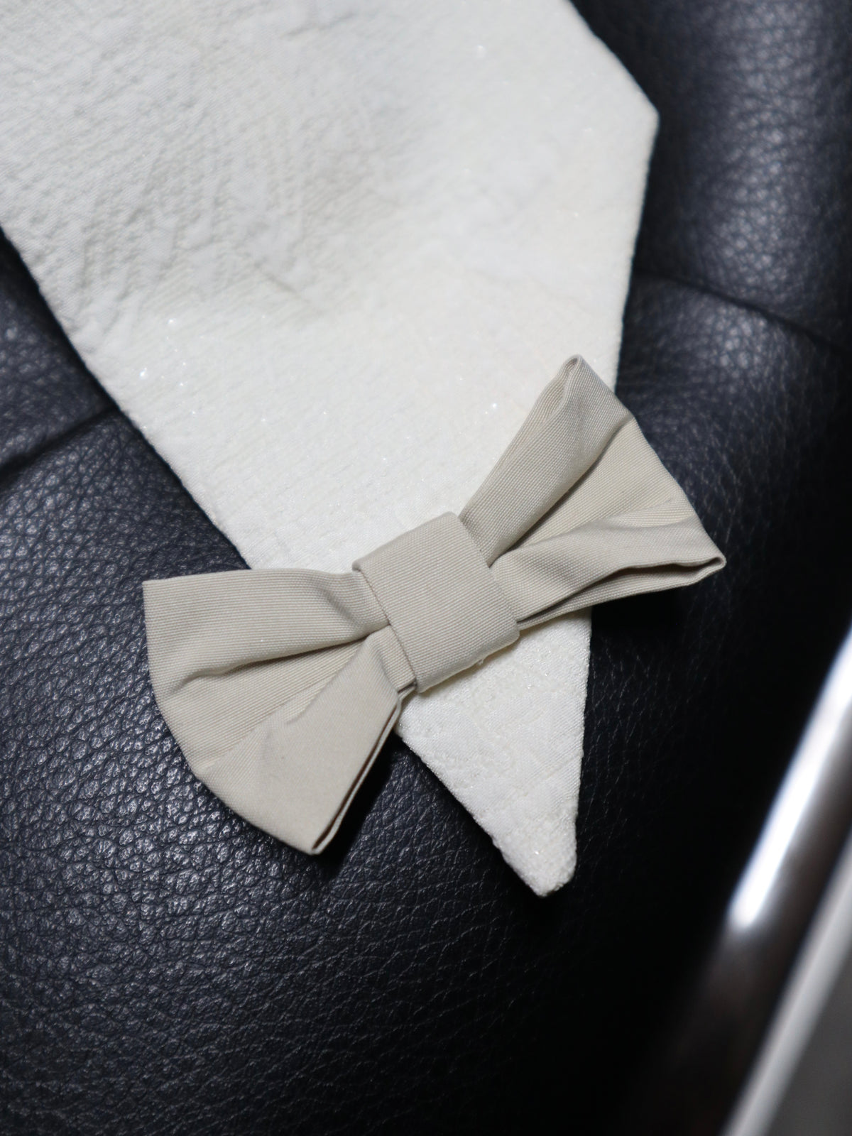 UPCYCLE RIBBON BARRETTE | IVORY