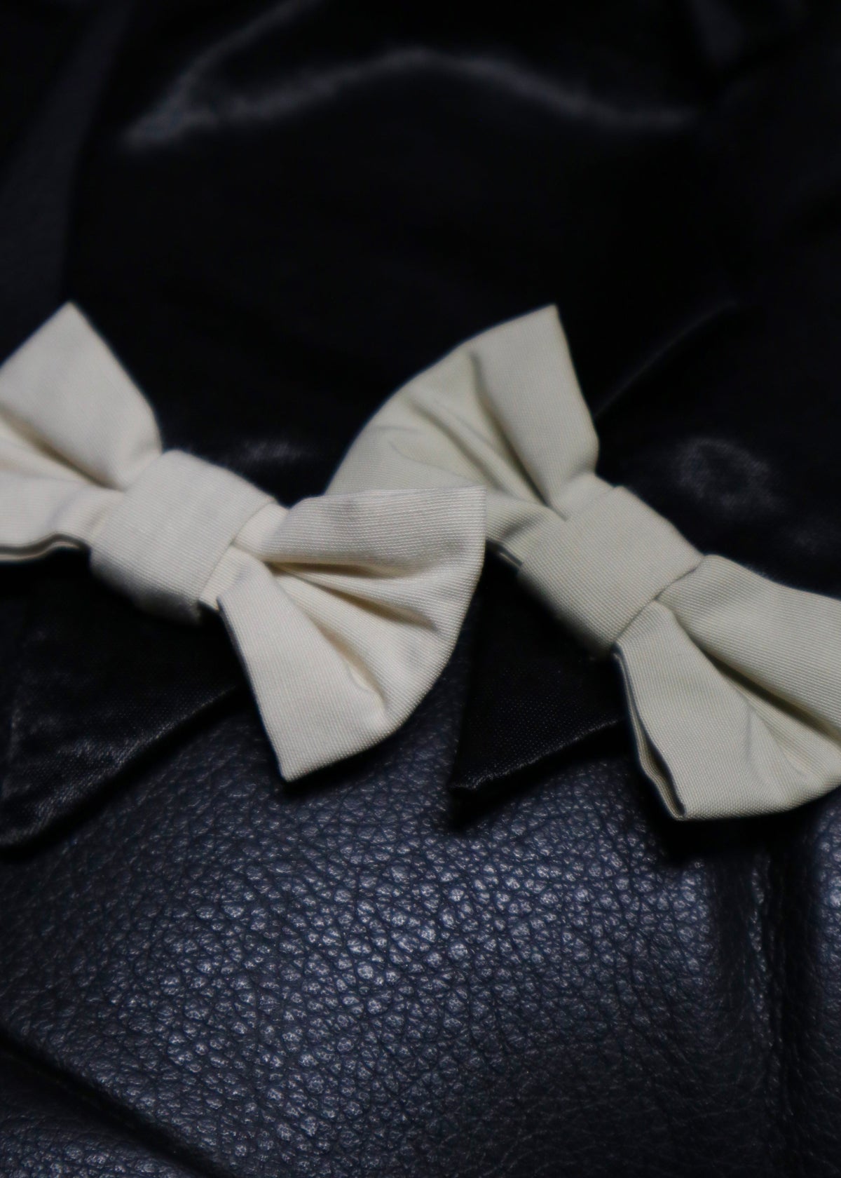 2 piece RIBBON BARRETTE | BK
