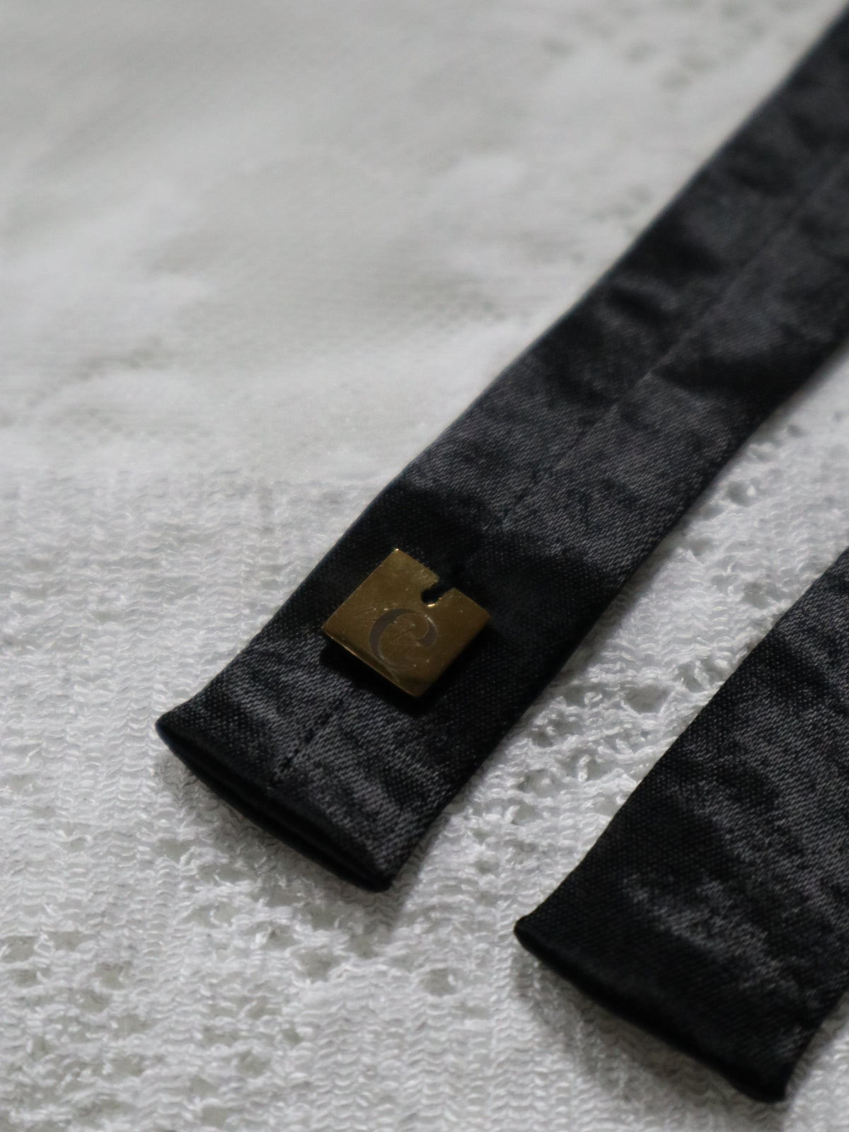 2 piece RIBBON BARRETTE | BK