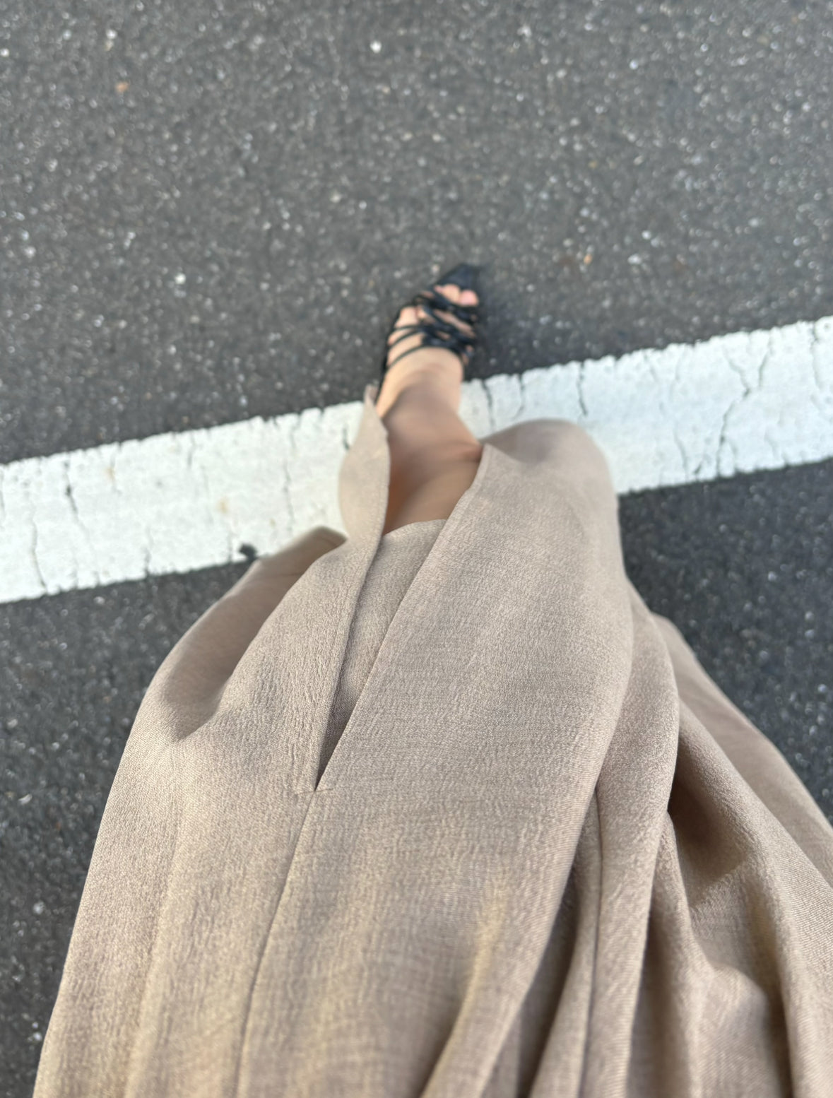 【Made in Japan】Wrinkleless Flare Skirt