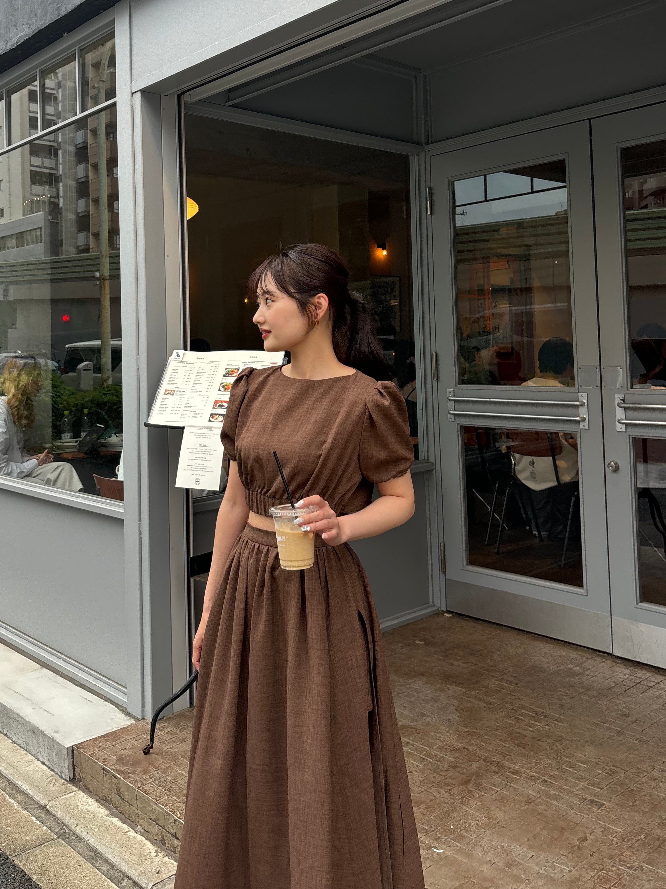 【Made in Japan】Wrinkleless Flare Skirt