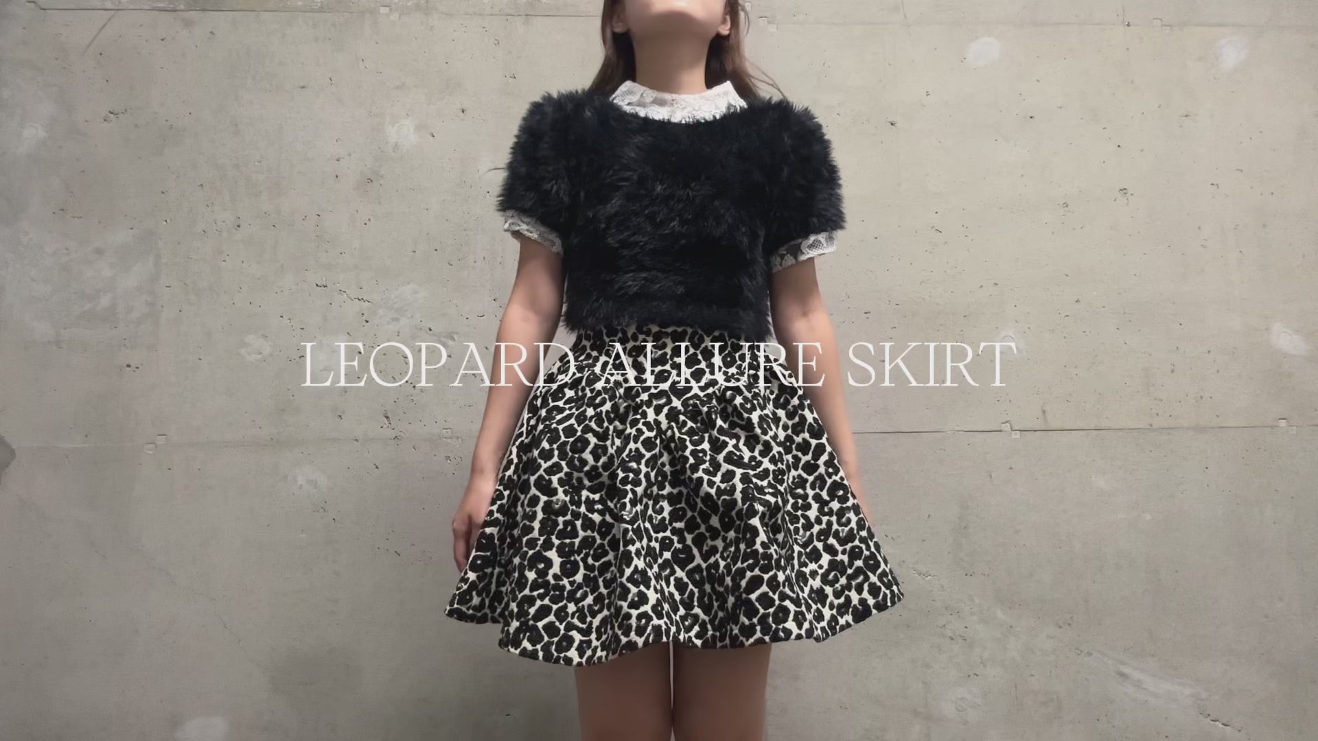 LEOPARD ALLURE SKIRT